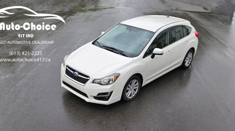 2016 Subaru Impreza 2.0i Touring AWD Hatchback